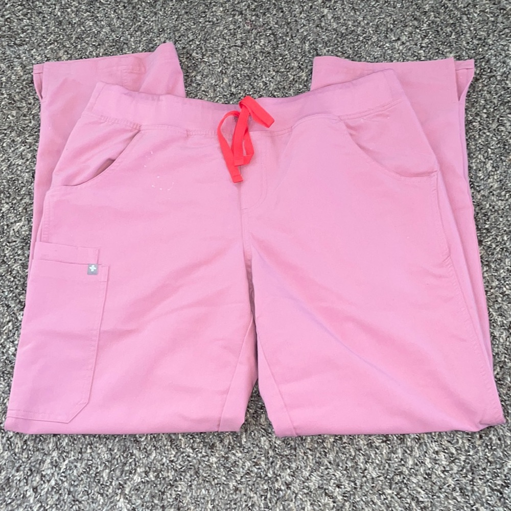 FIGS CHALK PINK KADE BOTTOMS